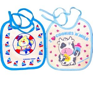 2 Unused Baby Bibs